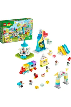 ® Duplo® Town Amusement Park 10956 – مجموعه ساختمانی خلاقانه اسباب بازی برای کودکان (95 قطعه) لگو     LEGO RS-L-10956