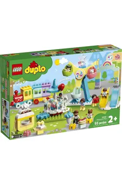 ® Duplo® Town Amusement Park 10956 – مجموعه ساختمانی خلاقانه اسباب بازی برای کودکان (95 قطعه) لگو     LEGO RS-L-10956