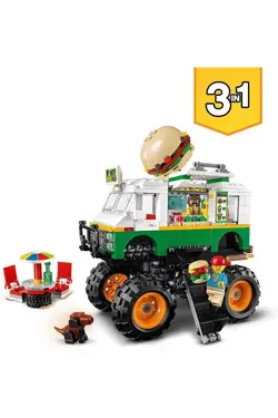 کامیون همبرگر Creator Creat 499 عددی برای 8 سال و بالاتر Lmc31104 لگو     LEGO LMC31104
