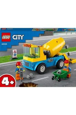 میکسر بتن شهری کامیون میکسر سیمان لگو     LEGO 60325
