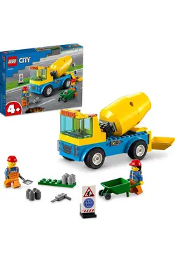 میکسر بتن شهری کامیون میکسر سیمان لگو     LEGO 60325