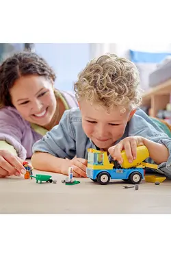 میکسر بتن شهری کامیون میکسر سیمان لگو     LEGO 60325
