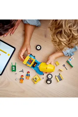 میکسر بتن شهری کامیون میکسر سیمان لگو     LEGO 60325