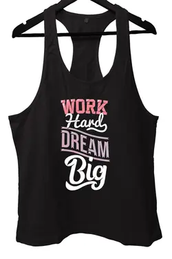 ورزشکار برتر تانک بدنسازی Dreambig Fitness  بند دار طرح دار زنانه  – TOP GLORY tgsa20224002