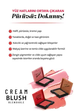 رژگونه      – Pastel Cream Blush