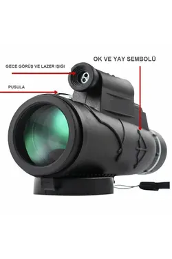 دوربین دوچشمی تلسکوپ HD زوم 50×60 با نور لیزر و چراغ قوه      – YENİTECH drbn1221