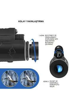 دوربین دوچشمی تلسکوپ HD زوم 50×60 با نور لیزر و چراغ قوه      – YENİTECH drbn1221