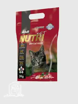 غذای خشک گربه بالغ نوتری پت (2kg)