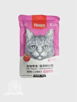 پوچ گربه ونپی با طعم ماهی تن و سالمون وزن 80gr