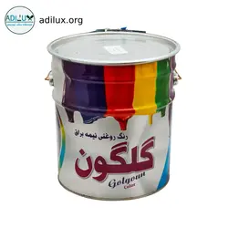 رنگ روغنی نیمه براق گلگون