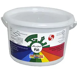 رنگ نیم پلاستیک ارژنگ درجه یک 381