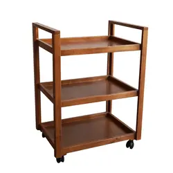 ترولی 3 طبقه تمام چوب F-3013