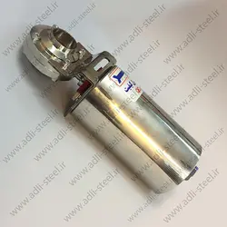 شیر پروانه پنوماتیک (جوشی و کلمپی)Pneumatic butterfly valve (welded and clamped)