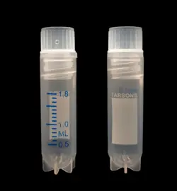 کرایو ویال 1.8ML پایه ستاره ای (اینترنال با واشر سیلیکونی)