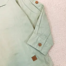 پیراهن یقه دیپلمات سبز