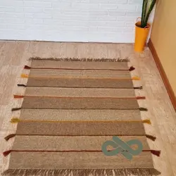 گلیم مدرن ایکیا کرم