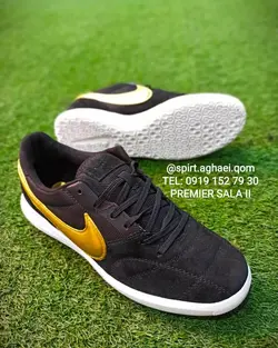 کفش فوتسال پریمیر سالا (مشکی زیره سفید)