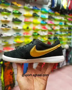 کفش فوتسال پریمیر سالا (مشکی زیره سفید)