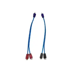 کابل تبدیل 2 فیش ماده به 1 نری RCA به آمپلی فایر