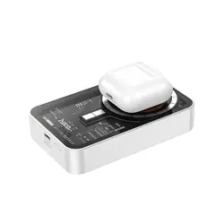 پاوربانک هوکو مدل Q10A WIRELESS PD+QC3.0 20W ظرفیت 10000 میلی‌ آمپر ساعت