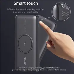 پاوربانک جووی مدل jp-289 Wireless ظرفیت 20000 میلی آمپر ساعت