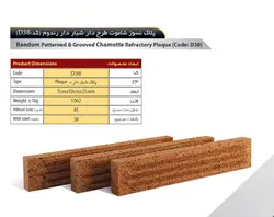 مشخصات، قیمت و خرید آجر دکوراتیو سهند مدل پلاک کد D38 | آجرمارکت