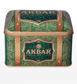 چای سورسوپ سلطنتی اکبر (صندوقی سبز هدیه 250گرمی)