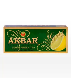 چای سبز لیمو طلایی کیسه‌ای 25عددی