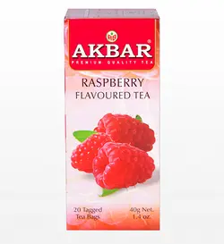 چای سیاه با طعم تمشک کیسه ای 20 عددی