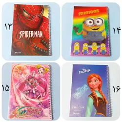 دفتر 50 برگ سیمی فانتزی خط دار