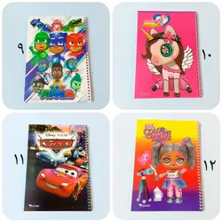 دفتر 50 برگ سیمی فانتزی خط دار