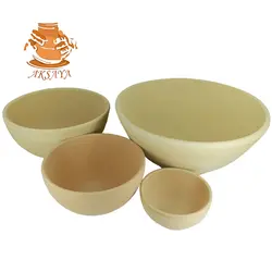 کاسه سفالی خام مدل آبگوشت خوری دو نفره