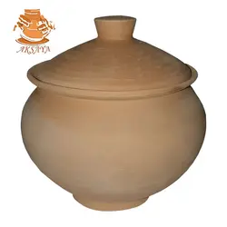 قندان سفالی خام مدل کروی