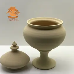 شکلات خوری سفالی مدل پایه دار