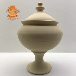 شکلات خوری سفالی مدل پایه دار