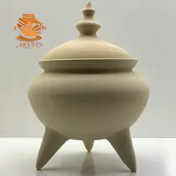 شکلات خوری سفالی مدل سه پایه