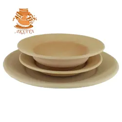 ست پذیرایی سفالی خام