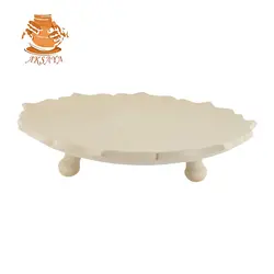 شیرینی خوری سفالی مدل کمانی قطر 20