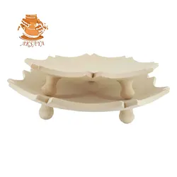 شیرینی خوری سفالی مدل هشت وجهی قطر 25