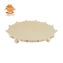 شیرینی خوری سفالی مدل خورشیدی قطر 25