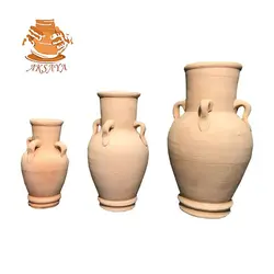 کوزه سفالی مدل چهار قفله مجموعه سه عددی
