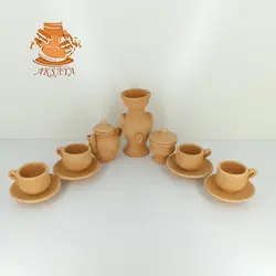 سرویس ۱۳ پارچه چای خوری سفالی