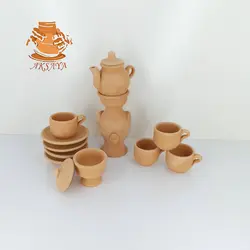 سرویس ۱۳ پارچه چای خوری سفالی