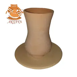 ست استکان و نعلبکی سفالی خام مدل شاه عباسی