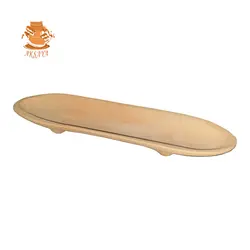 مشخصات، قیمت و خرید جاعودی سفالی خام مدل بیضی | سفال آکسایا