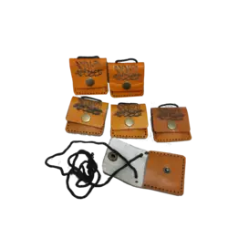 جادعایی گردنبندی چرم طبیعی 03