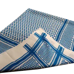 چفیه رنگی طرح فلسطینی سایز 130