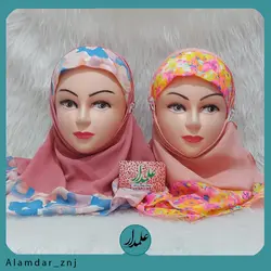 مقنعه نرگس دخترانه