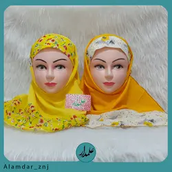 مقنعه نرگس دخترانه