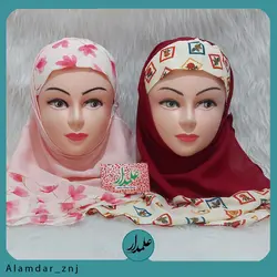 مقنعه نرگس دخترانه